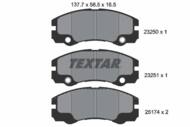 2325001 TEX - Klocki hamulcowe TEXTAR /przód/ GM FRONTERA