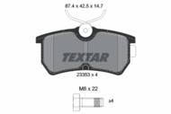 2335301 TEX - Klocki hamulcowe TEXTAR /tył/ FORD FOCUS 98-