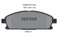2342004 TEX - Klocki hamulcowe TEXTAR /przód/ NISSAN X-TRAIL 2.0-2.5 4X4 01-13