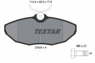 2342401 TEX - Klocki hamulcowe TEXTAR /tył/ JAGUAR S-TYPE 99-06
