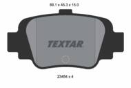 2345401 TEX - Klocki hamulcowe TEXTAR /tył/ NISSAN MICRA 93-