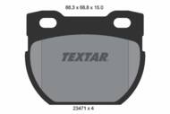 2347101 TEX - Klocki hamulcowe TEXTAR /tył/ LAND ROVER DEFEENDER 90-