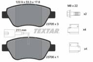 2370581 TEX - Klocki hamulcowe TEXTAR /przód/ /EPAD/ FIAT BRAVO/DOBLO/IDEA/STILO 1.2-2.0 D 01-