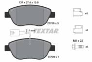 2370802 TEX - Klocki hamulcowe TEXTAR /przód/ FIAT STILO 1.9D/DOBLO 10-