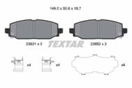 2383101 TEX - Klocki hamulcowe TEXTAR /tył/ JEEP WRANGLER 2.0 T-GDI/2.2 17-