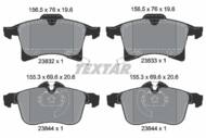 2383281 TEX - Klocki hamulcowe TEXTAR /przód/ /EPAD/ GM ASTRA/COMBO/CORSA/MERIVA/ZAFIRA 1.2-2.2 98-