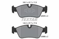 2393581 TEX - Klocki hamulcowe TEXTAR /przód/ /EPAD/ BMW 1/3 E87/E90 1.6-2.0 03-07
