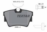 2398001 TEX - Klocki hamulcowe TEXTAR /tył/ RENAULT TRAFIC 01-/VIVARO 01-/14-