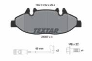 2400701 TEX - Klocki hamulcowe TEXTAR /przód/ DB VITO/VIANO 03-