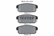 2404001 TEX - Klocki hamulcowe TEXTAR /tył/ SUZUKI IGNIS 1.3-1.5 00-