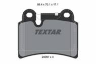 2409701 TEX - Klocki hamulcowe TEXTAR /tył/ VAG TOUAREG 02-