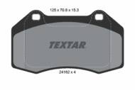 2416201 TEX - Klocki hamulcowe TEXTAR /przód/ RENAULT MEGANE 04- 2.0 SPORT