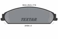 2416401 TEX - Klocki hamulcowe TEXTAR /przód/ LANCIA THEMA 3.0D/3.6 11-