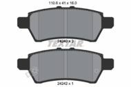 2424001 TEX - Klocki hamulcowe TEXTAR /tył/ (odp.GDB3405) NISSAN NAVARA 05-