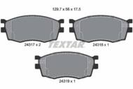 2431701 TEX - Klocki hamulcowe TEXTAR /przód/ HYUNDAI ACCENT/KIA RIO 05-