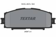 2434701 TEX - Klocki hamulcowe TEXTAR /przód/ (h=49mm) (odp.GDB3459) /wersja japońska//-ABS//bębny/ TOYOT