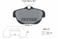 2446201 TEX - Klocki hamulcowe TEXTAR /tył/ PSA C6
