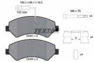 2446701 TEX - Klocki hamulcowe TEXTAR /przód/ /wzmocniony/ FIAT DUCATO 06-