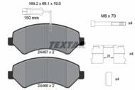 2446703 TEX - Klocki hamulcowe TEXTAR /przód/ /wzmocniony/ FIAT DUCATO 06-