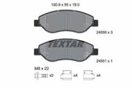 2455001 TEX - Klocki hamulcowe TEXTAR /przód/ GM CORSA D 1.7CDTI 06-