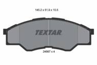 2456701 TEX - Klocki hamulcowe TEXTAR /przód/ TOYOTA HILUX 06- DŁUGI