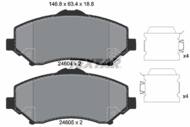 2460401 TEX - Klocki hamulcowe TEXTAR /przód/ CHRYSLER GRAND VOYAGER 2.8 CRD/3.3-3.8 07-