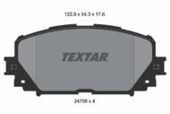 2470801 TEX - Klocki hamulcowe TEXTAR /przód/ (h=54mm) (odp.GDB3460) /wersja japońska +ABS/ TOYOTA YARIS