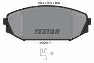 2480501 TEX - Klocki hamulcowe TEXTAR /przód/ HONDA ODYSSEY 07-