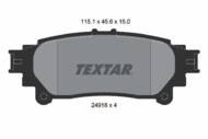 2491801 TEX - Klocki hamulcowe TEXTAR /tył/ LEXUS RX 09-