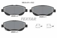2500601 TEX - Klocki hamulcowe TEXTAR /przód/ TOYOTA AVENSIS 10- 2.2D4D