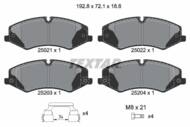 2502201 TEX - Klocki hamulcowe TEXTAR /przód/ LAND ROVER RANGE ROVER SPORT 09-