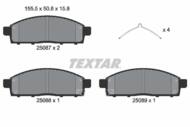 2508703 TEX - Klocki hamulcowe TEXTAR /przód/ MITSUBISHI L 200 2.4 DI-D 4WD 14-