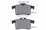 2511401 TEX - Klocki hamulcowe TEXTAR /tył/ JAGUAR XK/XJ/XF 5.0 09-