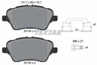 2513402 TEX - Klocki hamulcowe TEXTAR /przód/ FORD FIESTA 12-/TRANSIT COURIER 14-/B-MAX