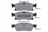 2519002 TEX - Klocki hamulcowe TEXTAR /przód/ JEEP GRAND CHEROKEE 10-