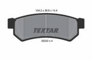 2523201 TEX - Klocki hamulcowe TEXTAR /tył/ CHEVROLET LACETTI/NUBIRA 07-