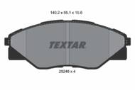 2524601 TEX - Klocki hamulcowe TEXTAR /przód/ TOYOTA HI-LUX 2.5 D-4D 08-