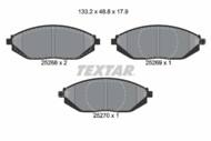 2526801 TEX - Klocki hamulcowe TEXTAR /przód/ CHEVROLET SPARK 10-