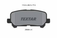 2543403 TEX - Klocki hamulcowe TEXTAR /tył/ TOYOTA HIACE 2.8 19-