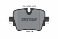 2558501 TEX - Klocki hamulcowe TEXTAR /tył/ JAGUAR F-TYPE 2.0-5.0 12-