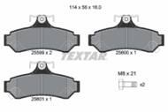 2559901 TEX - Klocki hamulcowe TEXTAR /tył/ TOYOTA CAMRY 2.4 06-11