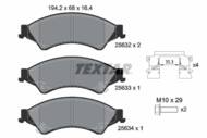 2563201 TEX - Klocki hamulcowe TEXTAR /przód/ FORD RANGER 11-