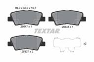 2564701 TEX - Klocki hamulcowe TEXTAR /tył/ KIA OPTIMA 12-