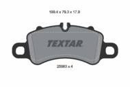 2598303 TEX - Klocki hamulcowe TEXTAR /przód/ PORSCHE 911 CARRERA 3.0-3.8 19-