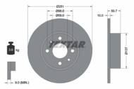 92034203 TEX - Tarcza hamulcowa TEXTAR /tył/ FIAT STILO 01-/MULTIPLA/BRAVO 07-/LYBRA