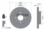 92056300 TEX - Tarcza hamulcowa TEXTAR /przód/ NISSAN PRIMERA