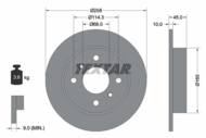 92056400 TEX - Tarcza hamulcowa TEXTAR /tył/ NISSAN ALMERA 00-/PRIMERA