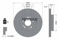 92057300 TEX - Tarcza hamulcowa TEXTAR /przód/ DB W124 320