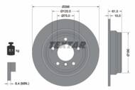 92076603 TEX - Tarcza hamulcowa TEXTAR /tył/ BMW E39 95-