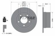 92076703 TEX - Tarcza hamulcowa TEXTAR /tył/ BMW Z3 95-